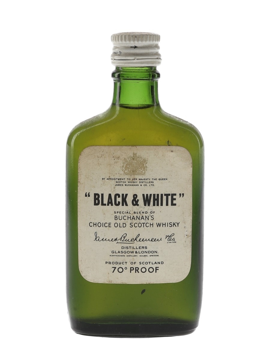 Buchanan's Black & White Bottled 1960s 5cl / 40%