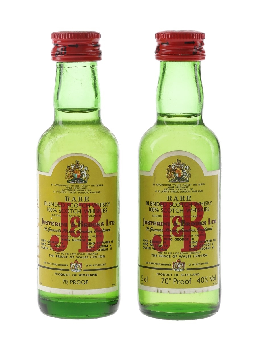 Justerini & Brooks Bottled 1970s-1980s 2 x 5cl / 40%