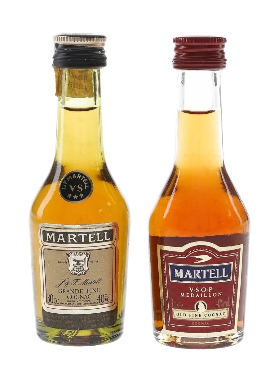 Martell 3 Star VS & Medaillon VSOP  2 x 3cl / 40%