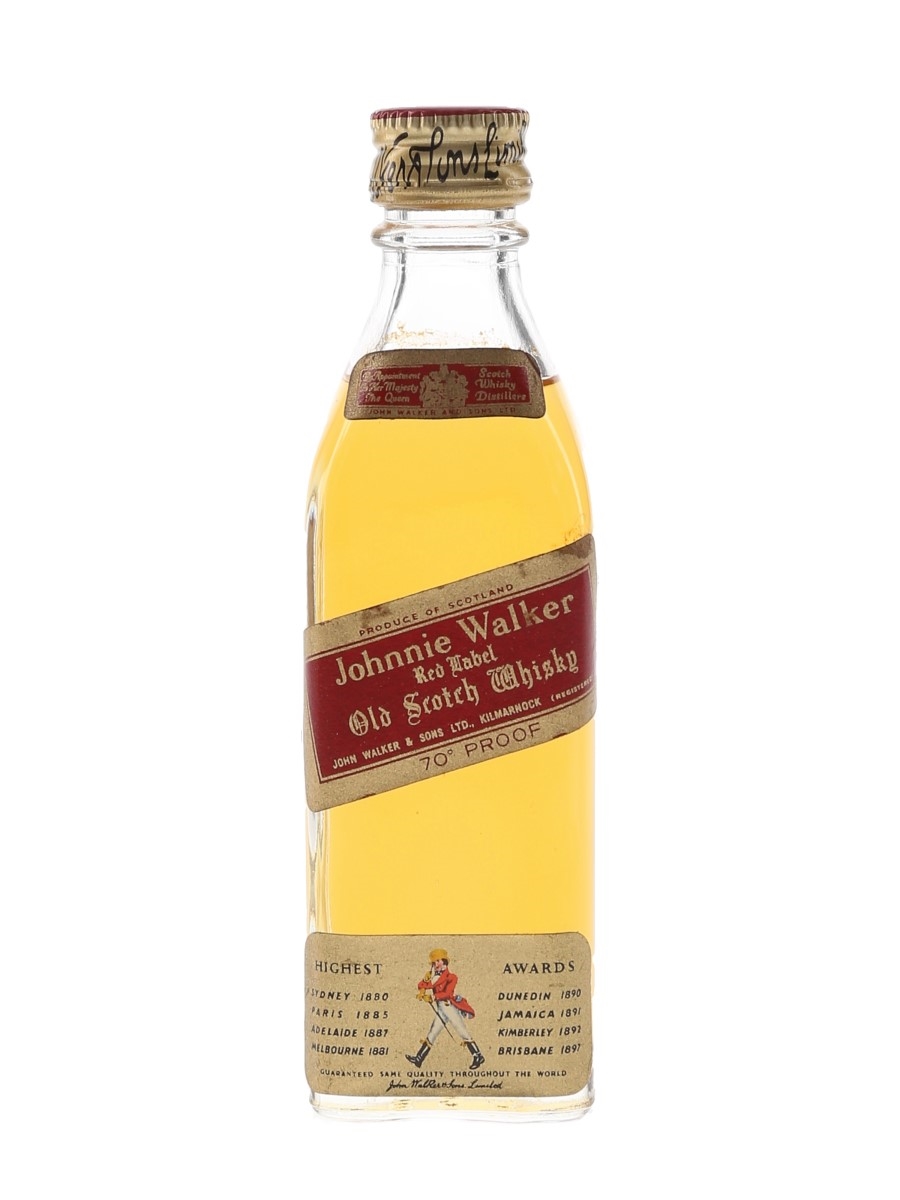 Johnnie Walker Red Label Bottled 1960s 5cl / 40%