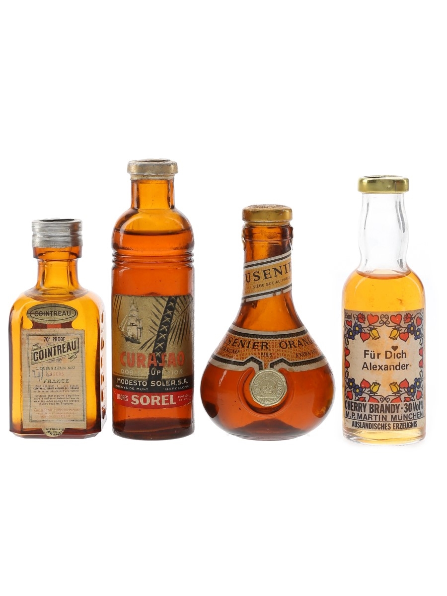 Assorted Liqueurs Bottled 1960s-1970s 4 x 3cl