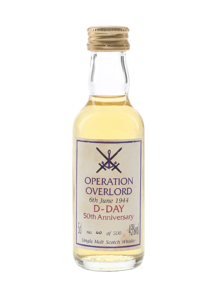 Operation Overlord D-Day 50th Anniversary Bottled 1994 5cl / 43%