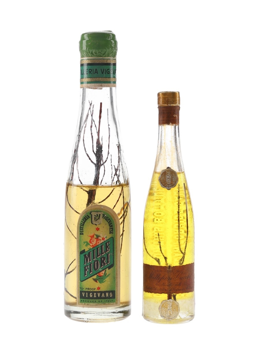 Cucchi & Vigevano Millefiori Bottled 1960s 5cl & 7cl / 40%