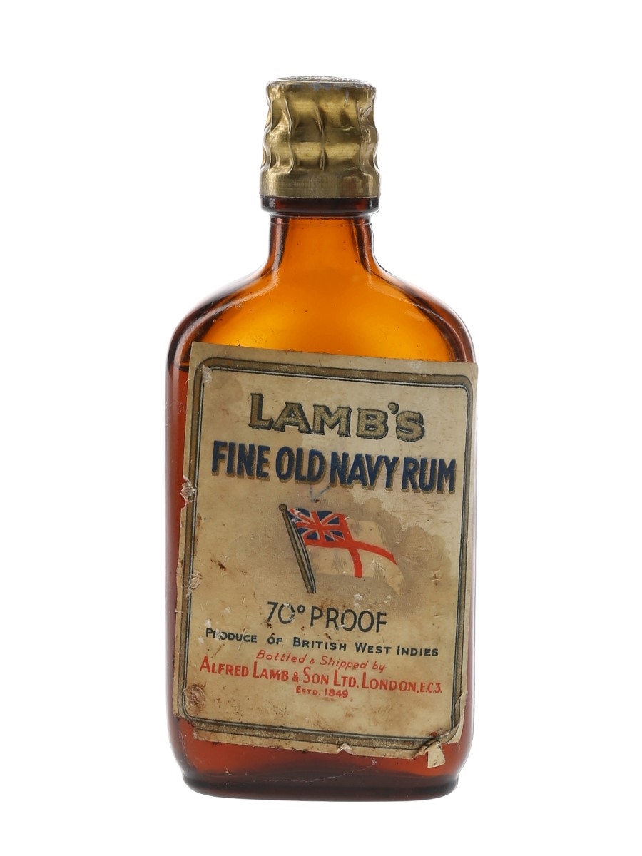 Lamb's Fine Old Navy Rum Bottled 1940s-1950s 5cl / 40%
