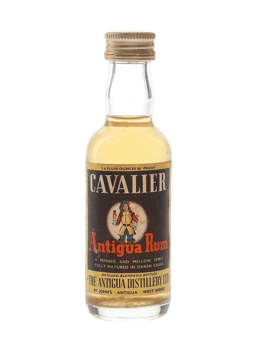 Cavalier Antigua Rum Bottled 1970s 4.7cl / 43%