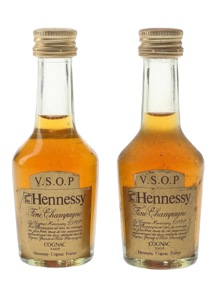 Hennessy VSOP Bottled 1970s-1980s 2 x 3cl / 40%