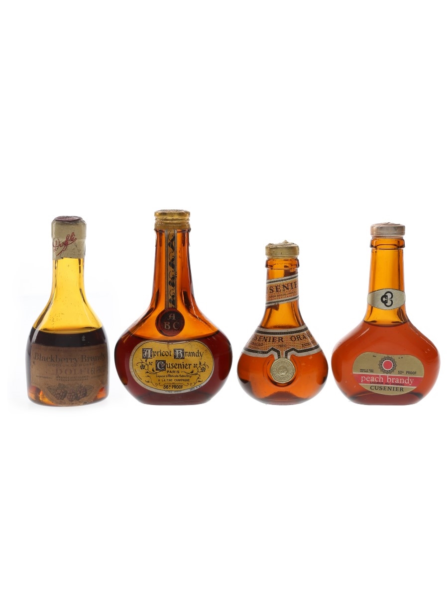 Cusenier & Dolfi Liqueurs Bottled 1950s 4 x 5cl