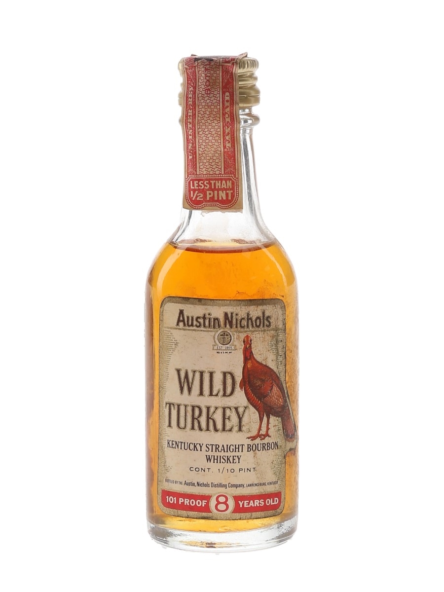 Wild Turkey 8 Year Old 101 Proof Bottled 1970s 4.7cl / 50.5%