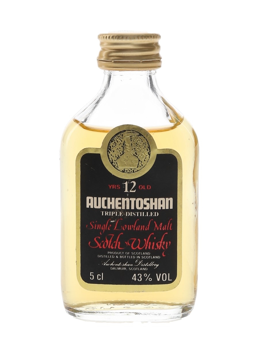 Auchentoshan 12 Year Old Bottled 1980s 5cl / 43%