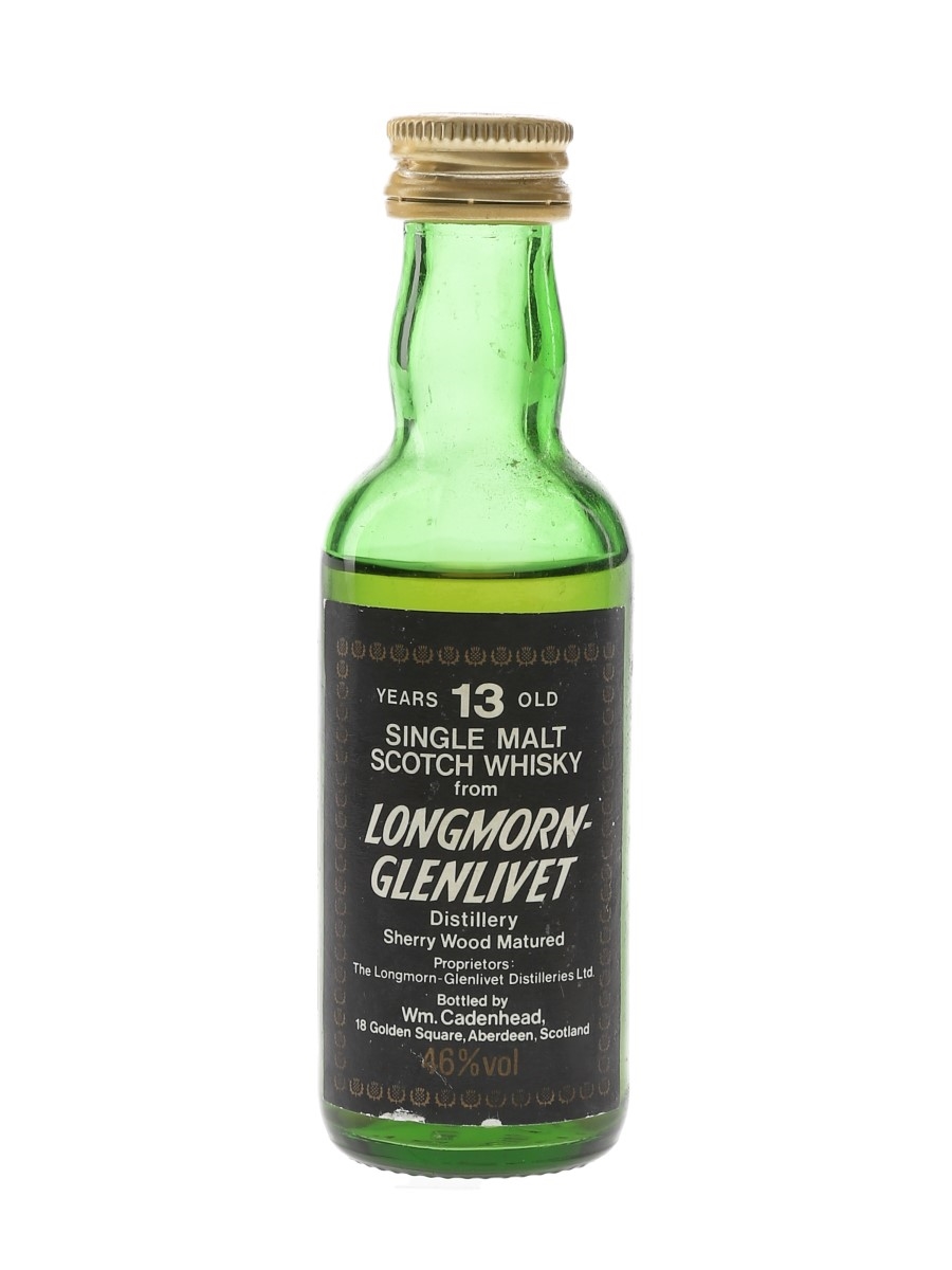 Longmorn Glenlivet 13 Year Old Bottled 1980s - Cadenhead's 5cl / 46%