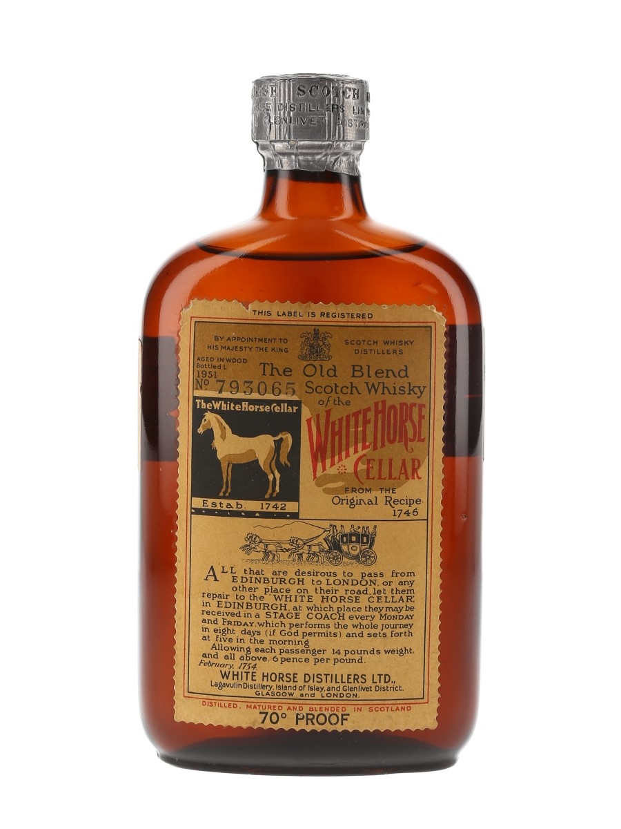 White Horse Bottled 1951 37.8cl / 40%