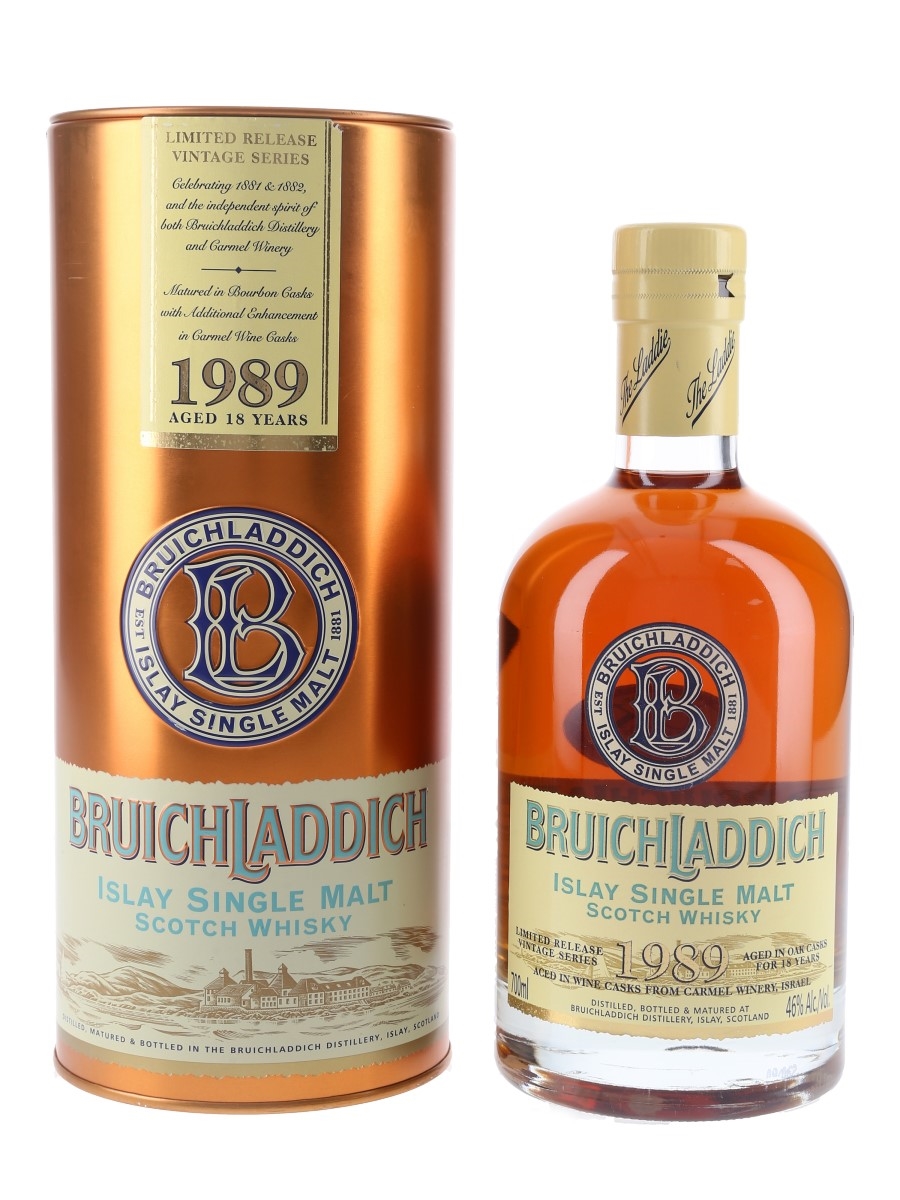 Bruichladdich 1989 18 Year Old  70cl / 46%