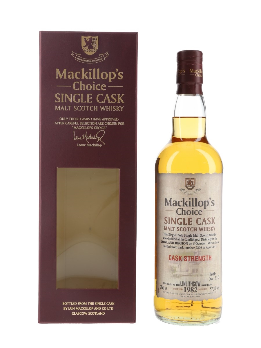 Linlithgow 1982 Mackillop's Choice Bottled 2011 70cl / 57.3%