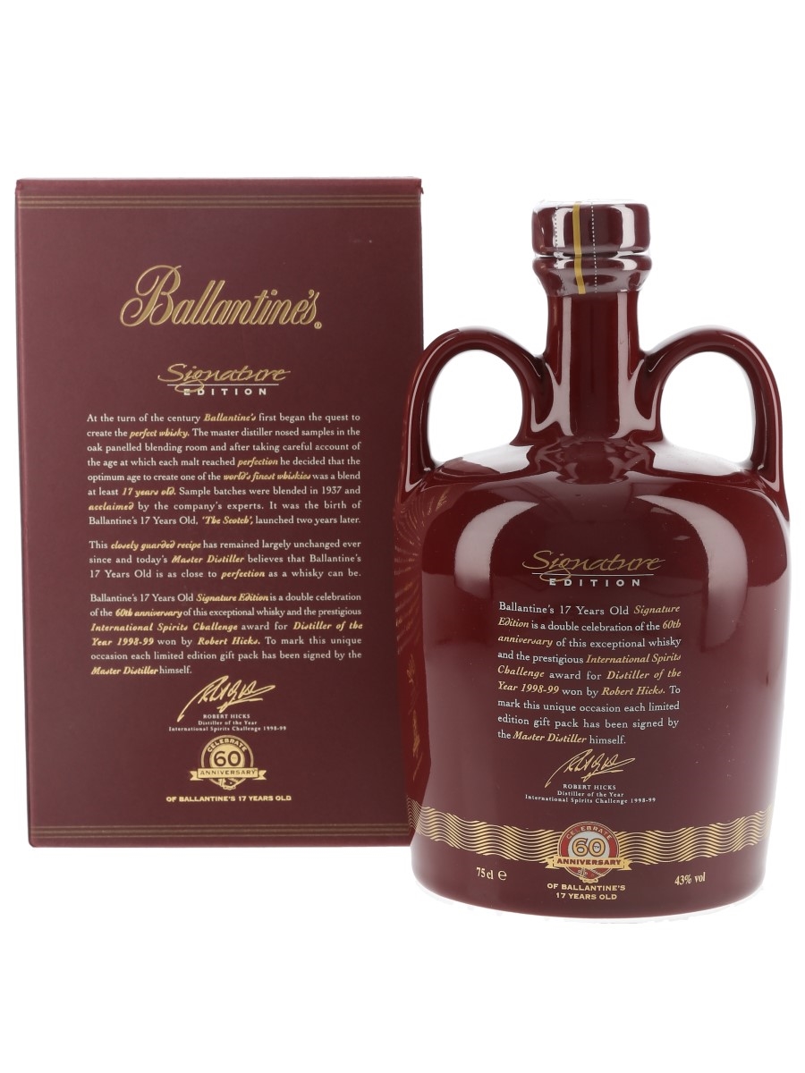 Ballantine's 17 Year Old Ceramic Decanter - Lot 94507 - Buy