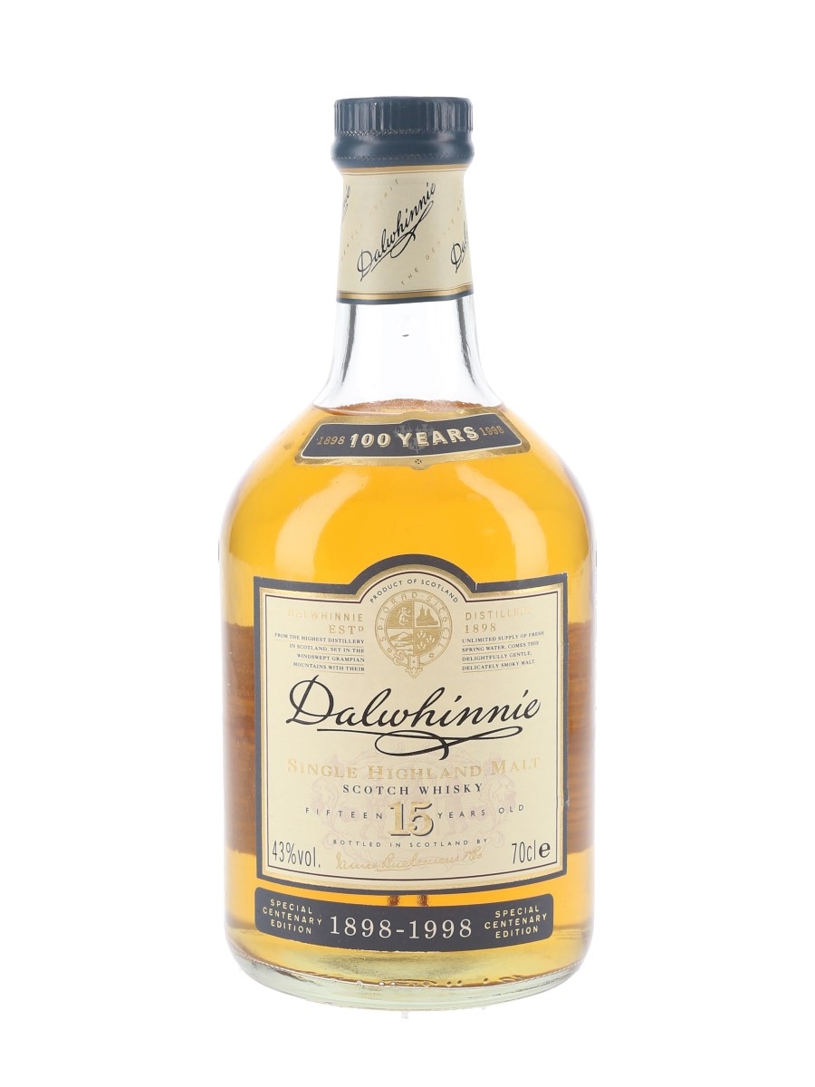 Dalwhinnie 15 Year Old Bottled 1998 - Centenary Edition 70cl / 43%