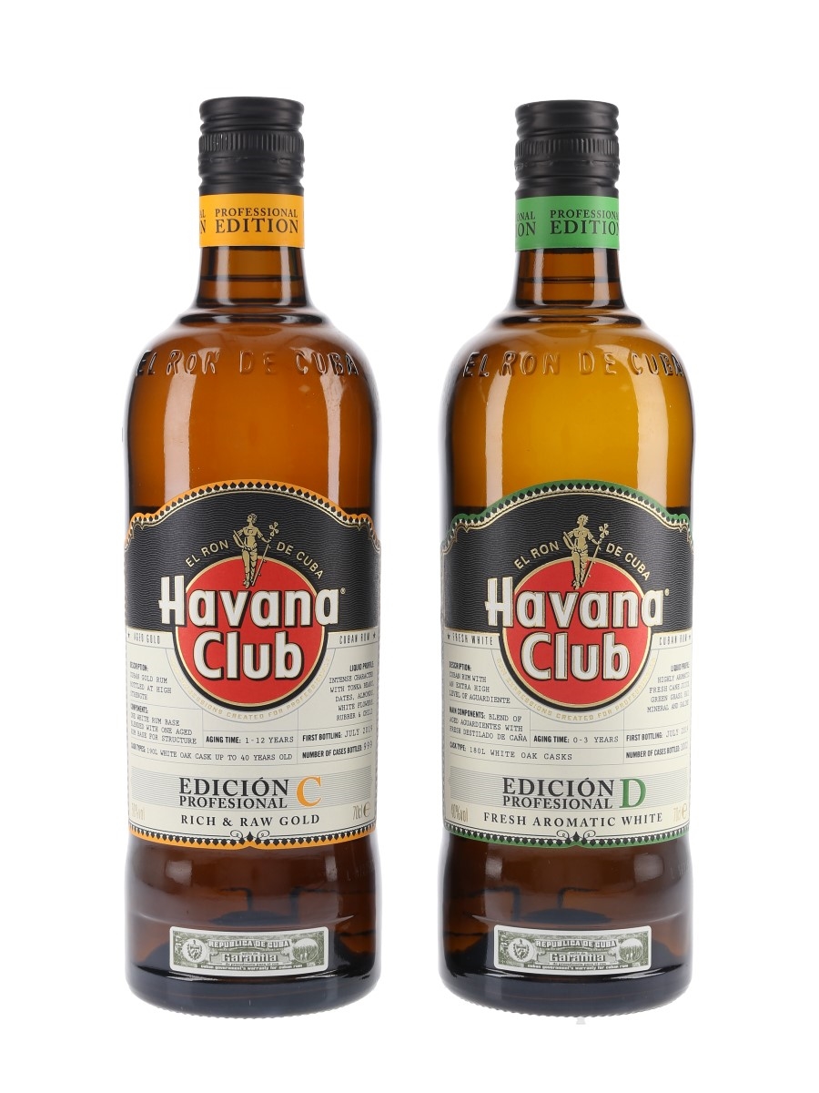 Havana Club Edicion Profesional C & D  2 x 70cl