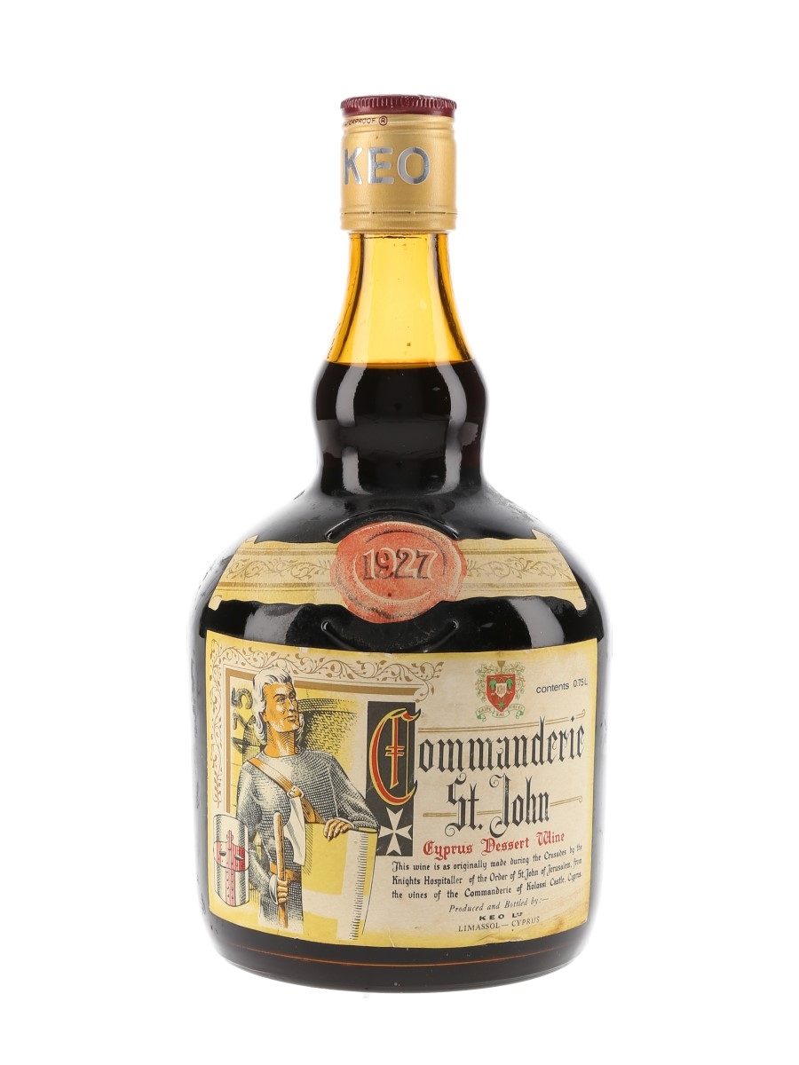 Keo Commanderie St John 1927 Solera Bottled 1980s 75cl / 15%