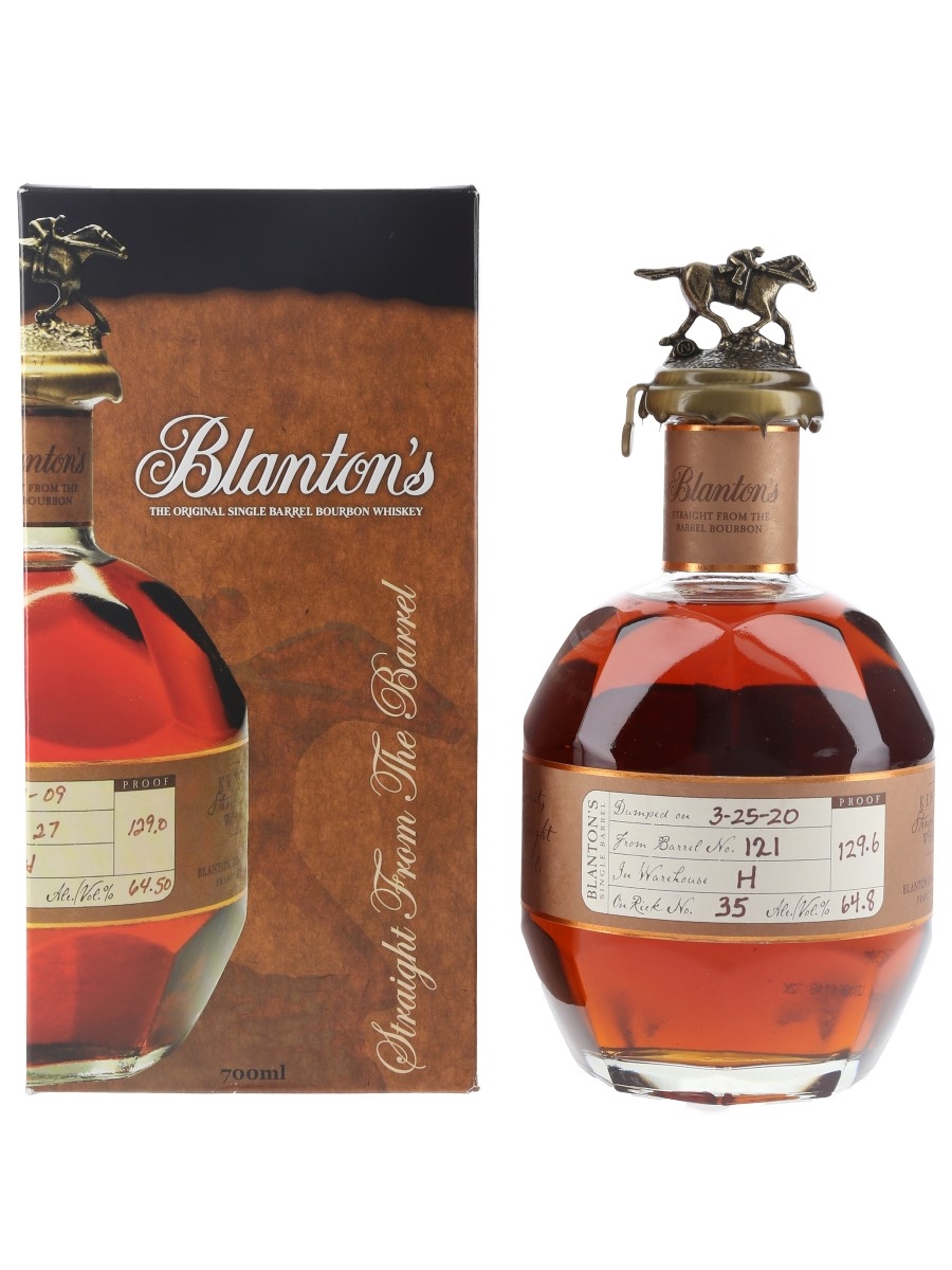 Blanton's Straight From The Barrel No. 121 Bottled 2020 70cl / 64.8%