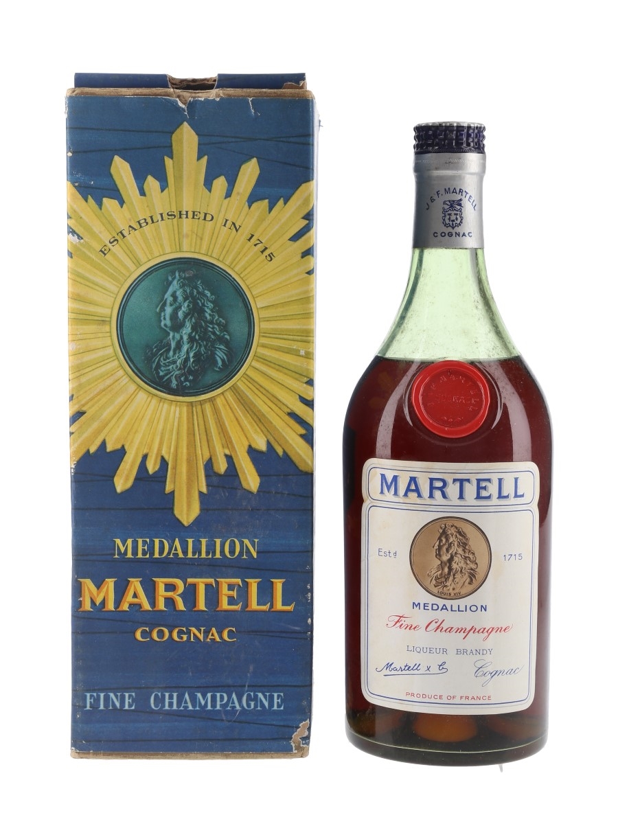 Martell Medallion Bottled 1960s 75cl