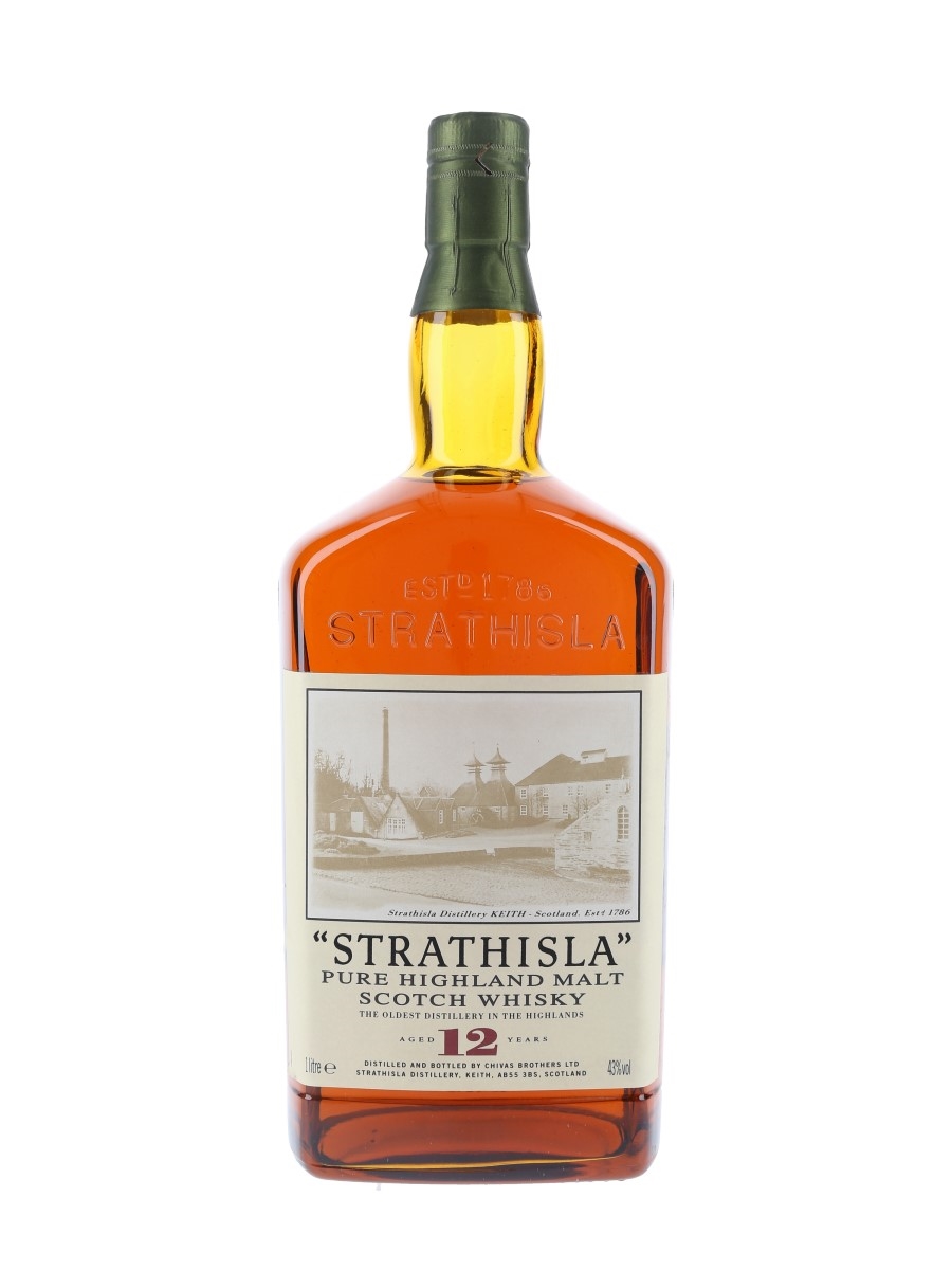 Strathisla 12 Year Old Bottled 1990s 100cl / 43%