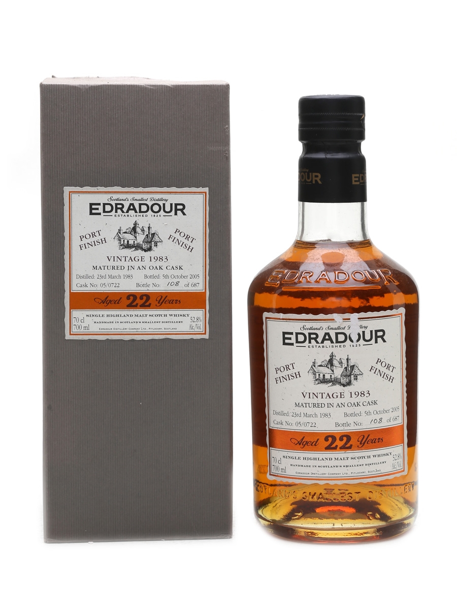 Edradour 1983 Port Finish 22 Year Old 70cl