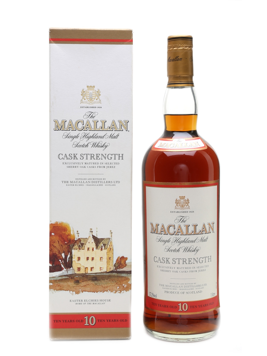 Macallan 10 Year Old Cask Strength  100cl
