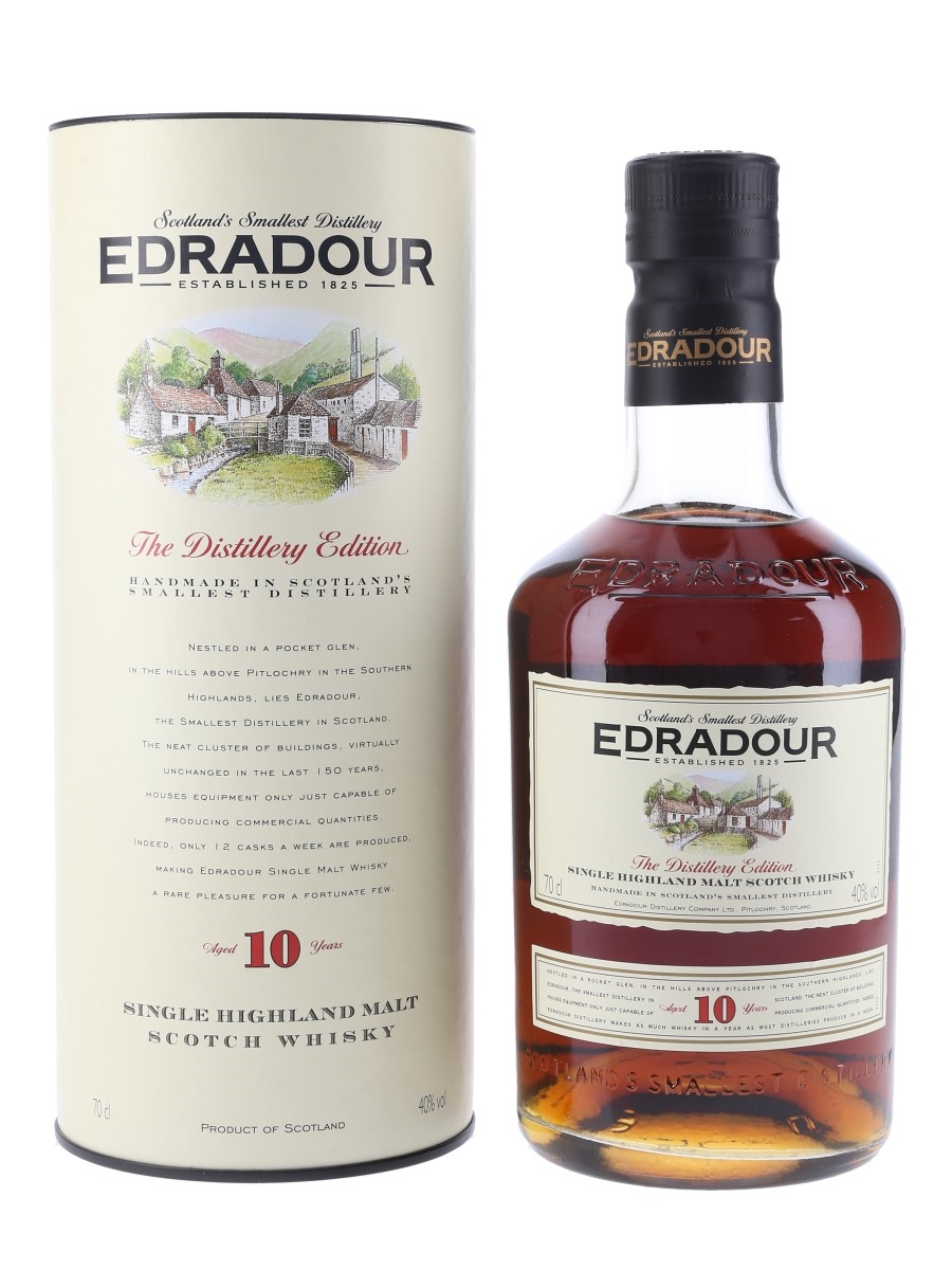 Edradour 10 Year Old Bottled 2000s 70cl / 40%