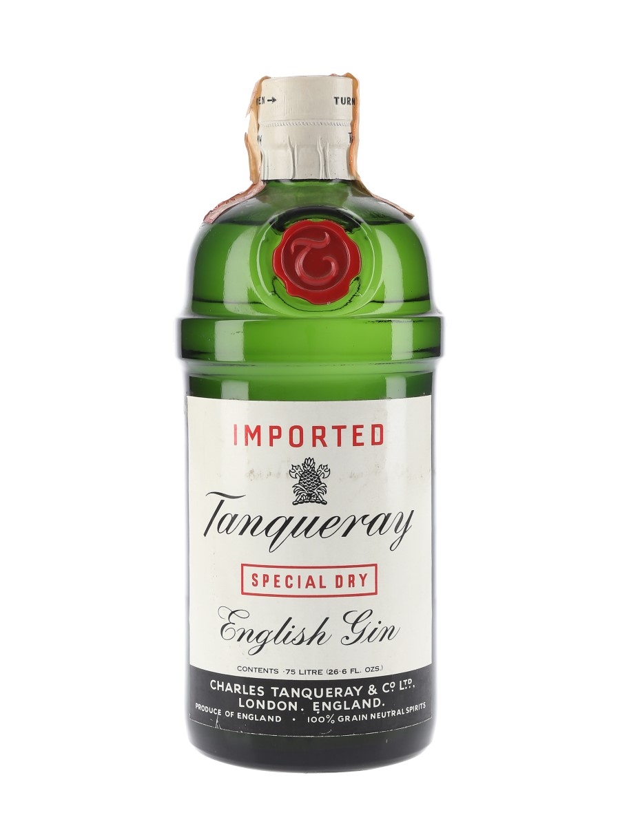 Tanqueray Special Dry Gin Bottled 1960s-1970s - Gancia 75cl / 43%