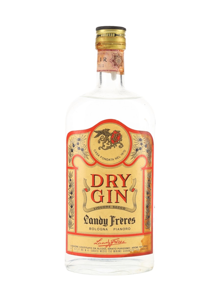 Landy Freres Dry Gin Bottled 1960s 75cl / 45%