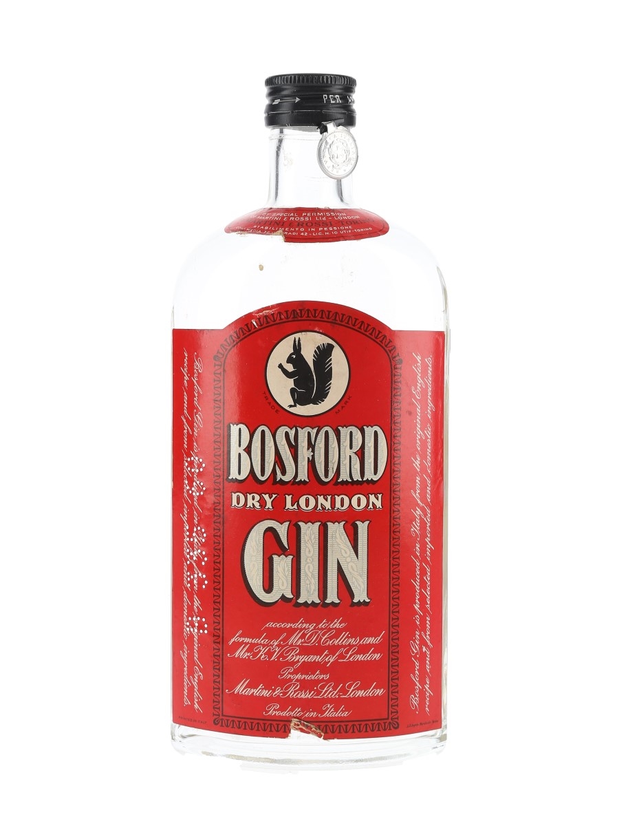 Bosford Dry London Gin Bottled 1950s 75cl / 42%
