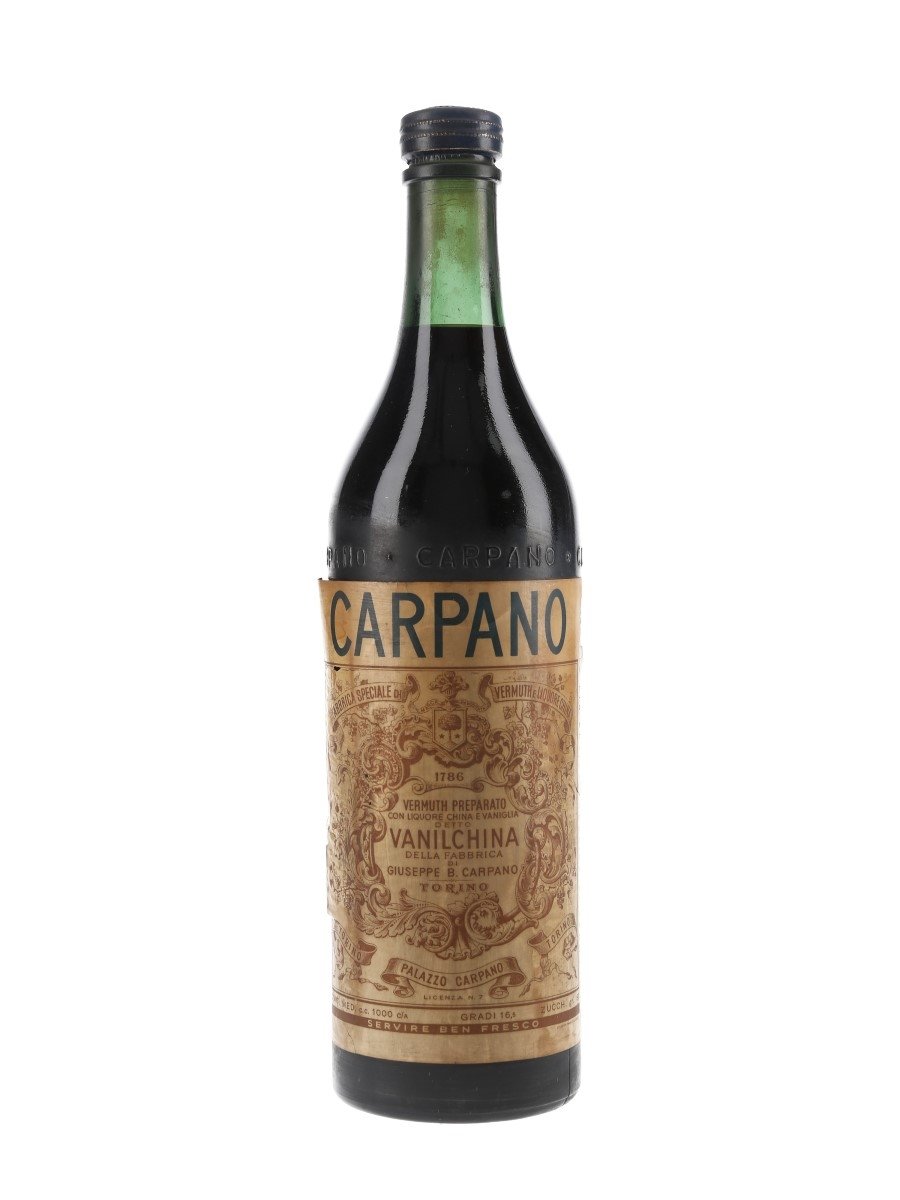 Carpano Vanilchina Vermouth Bottled 1950s-1960s 100cl / 16.5%