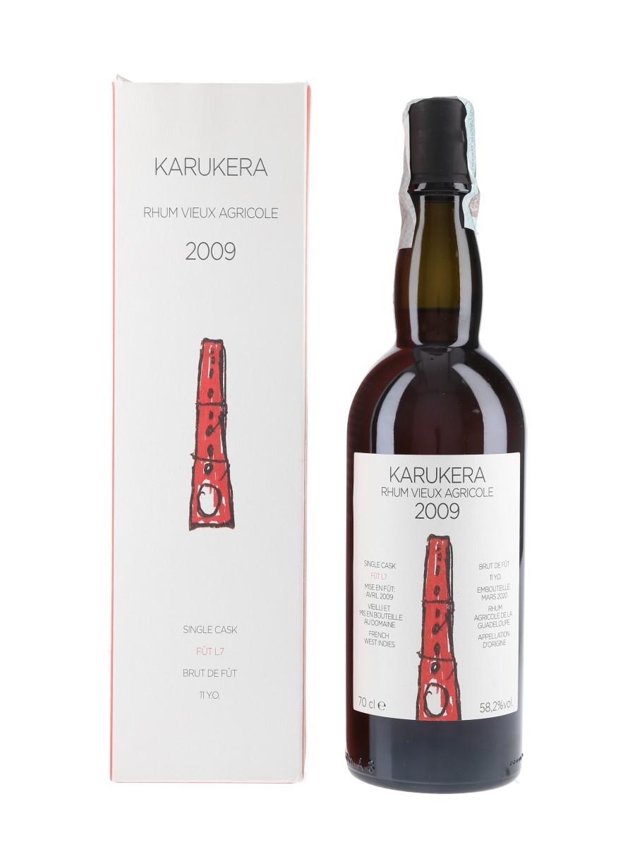 Karukera 2009 11 Year Old Fut L7 Japoniani Bottled 2020 - Velier 70cl / 58.2%