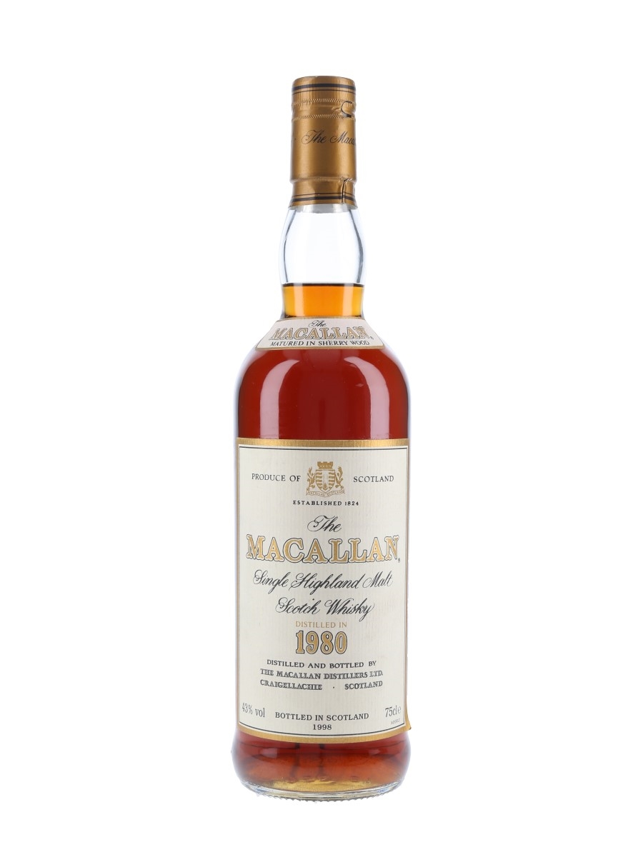 Macallan 1980 18 Year Old - Lot 95611 - Buy/Sell Macallan Whisky