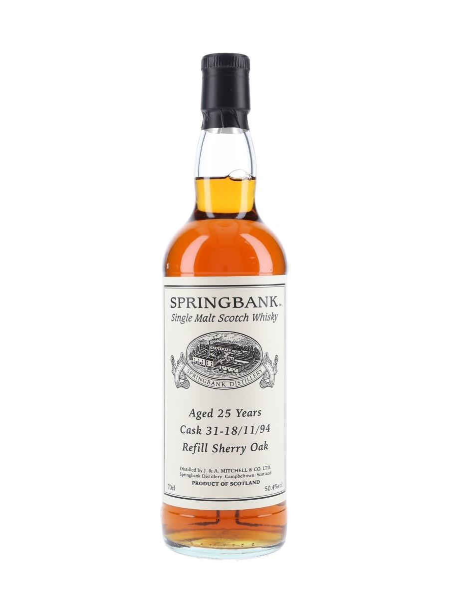 Springbank 1994 25 Year Old Private Single Cask 31 Bottled 2020 70cl / 50.4%