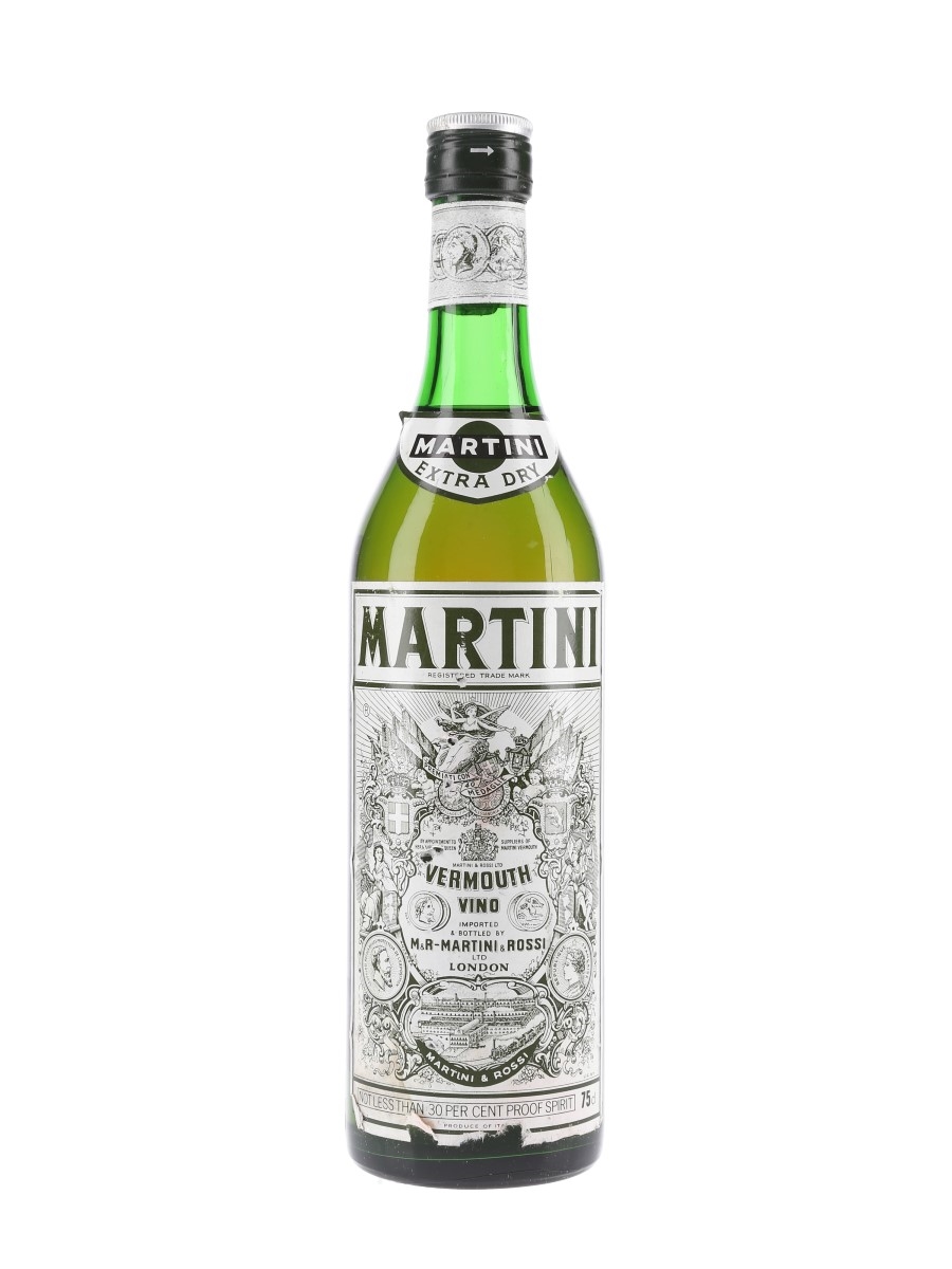 Martini Extra Dry Bottled 1980s 75cl / 17%