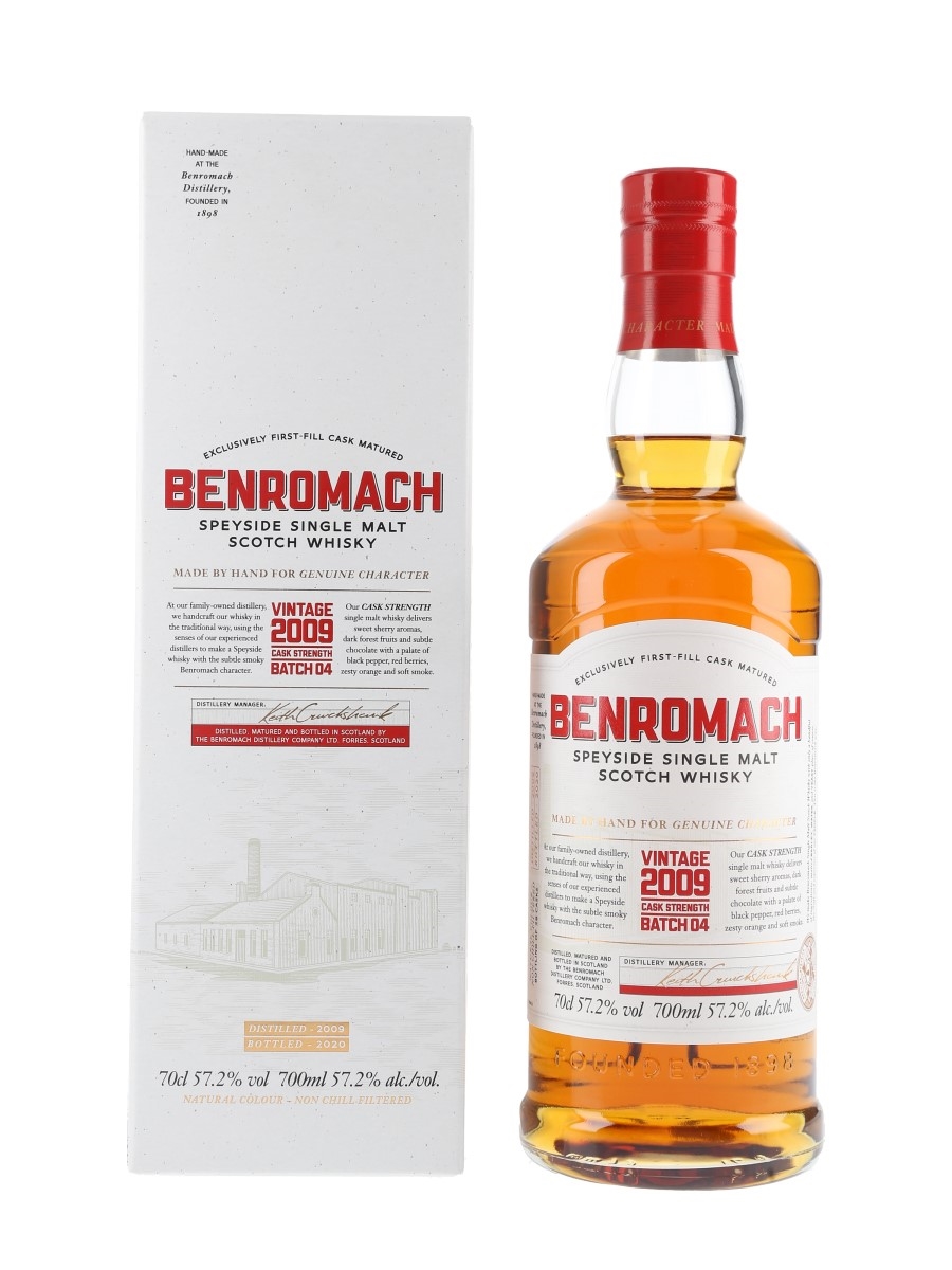 Benromach 2009 Cask Strength Batch 04 Bottled 2020 70cl / 57.2%