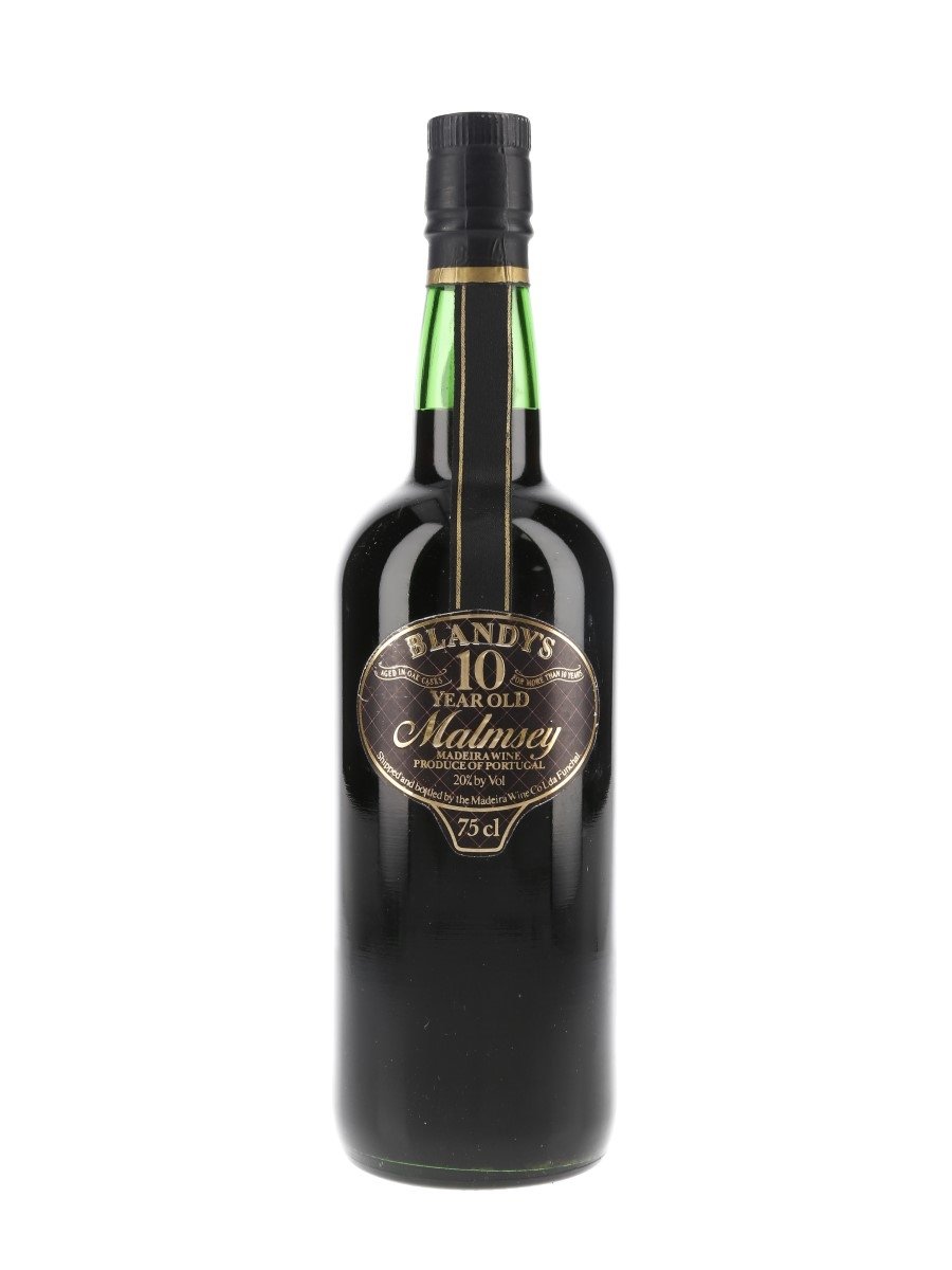 Blandy's 10 Year Old Malmsey Madeira Bottled 1987 75cl / 20%
