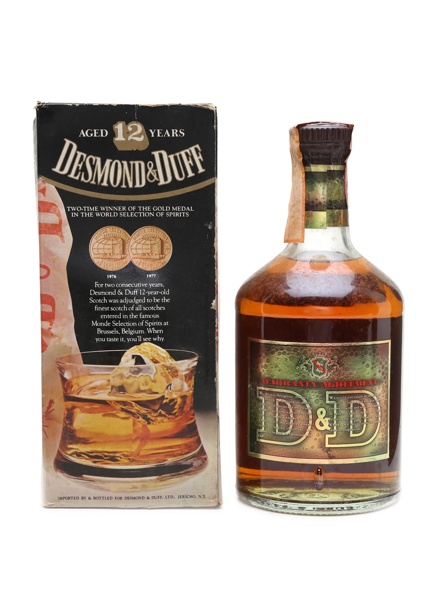 Desmond & Duff Deluxe 12 Year Old - Lot 10972 - Buy/Sell Blended
