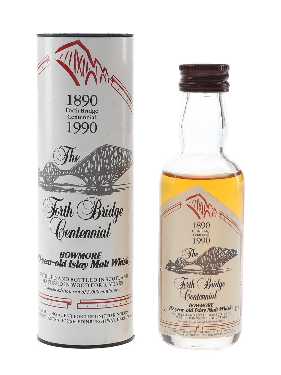 Bowmore 10 Year Old Forth Bridge Centennial 1990 5cl / 40%