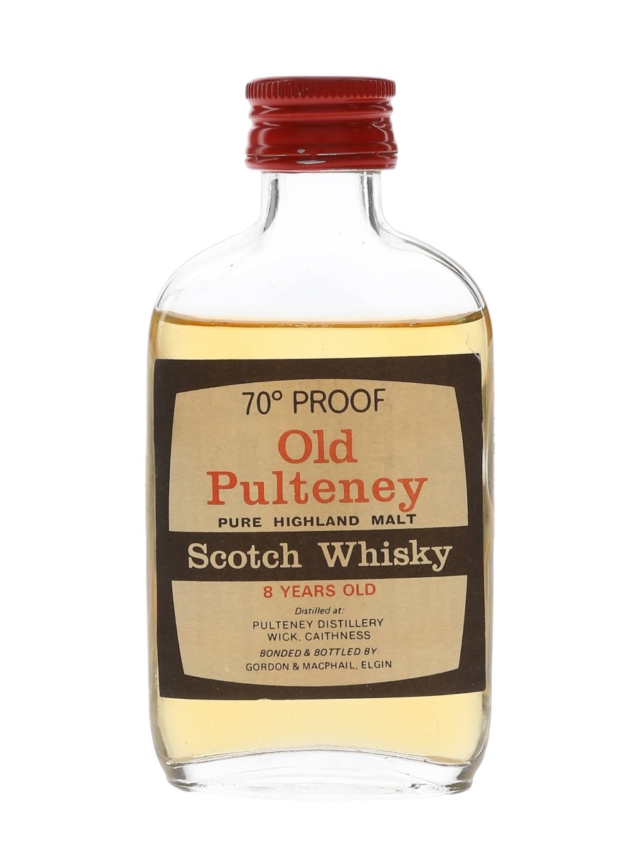 Old Pulteney 8 Year Old Bottled 1970s - Gordon & MacPhail 5cl / 40%