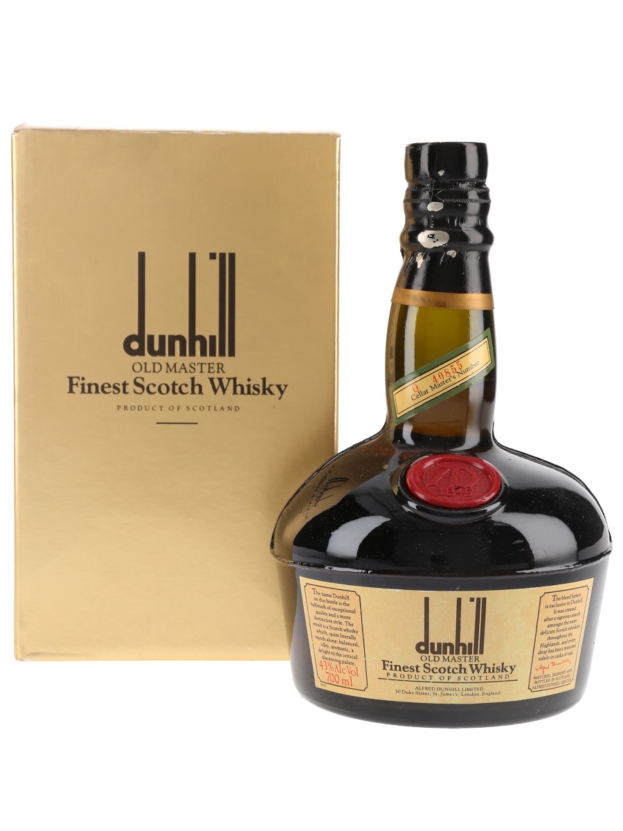 Dunhill Old Master Finest Scotch Whisky  70cl / 43%