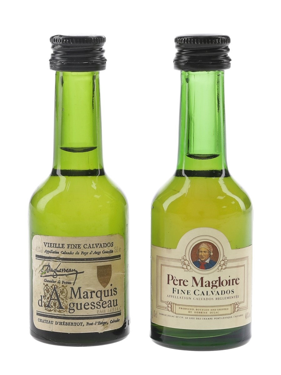 Marquis D'Aguesseau & Pere Magloire Calvados  2 x 3cl / 40%