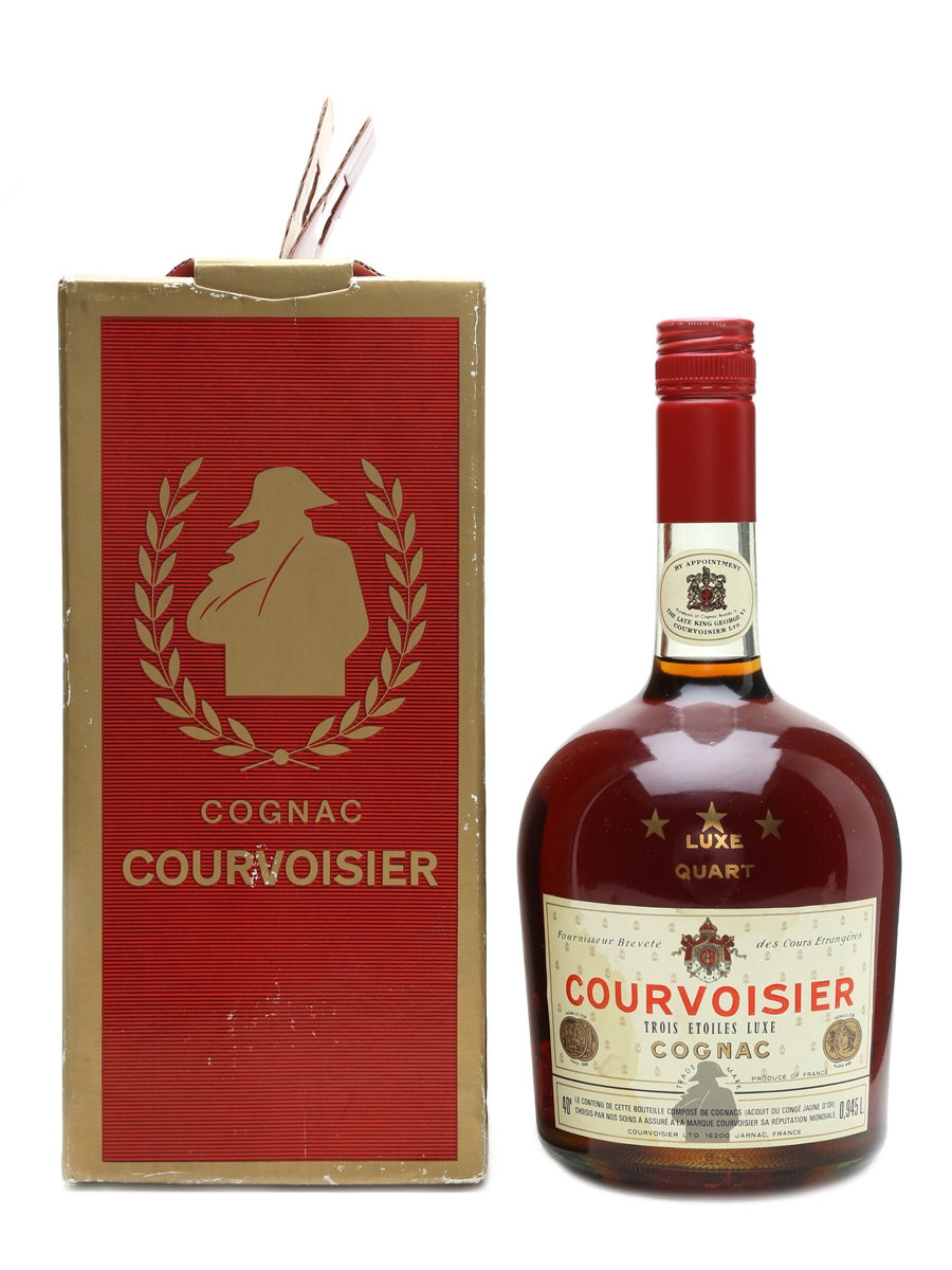 Courvoisier 3 Star Luxe Cognac Bottled 1970s 94.5cl