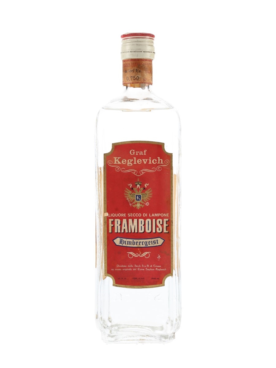 Keglevich Framboise Himbeergeist Bottled 1970s - Stock 75cl / 40%