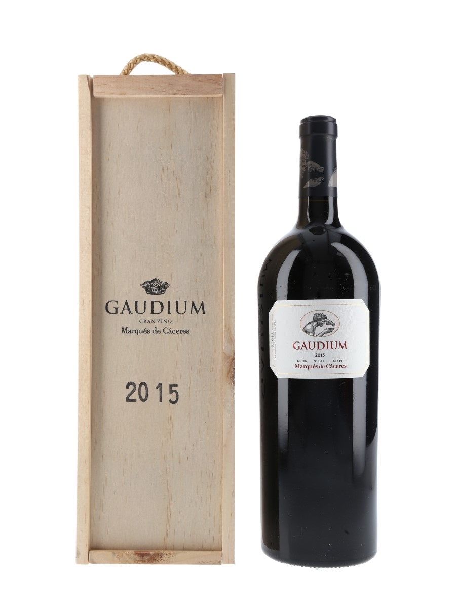 Gaudium Rioja Reserva 2015 Large Format - Marques de Caceres 150cl / 14.5%
