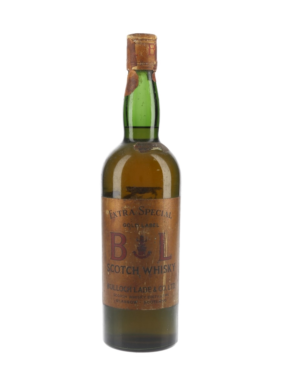 Bulloch Lade's Extra Special Gold Label Bottled 1960s - Comagital 75cl