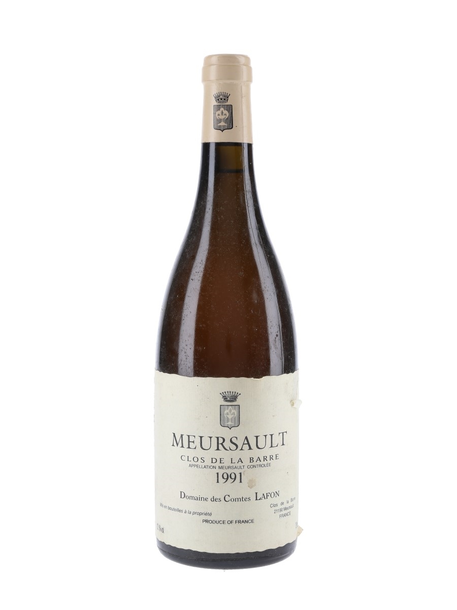 Comtes Lafon Meursault 1991 Clos De La Barre 75cl / 13%