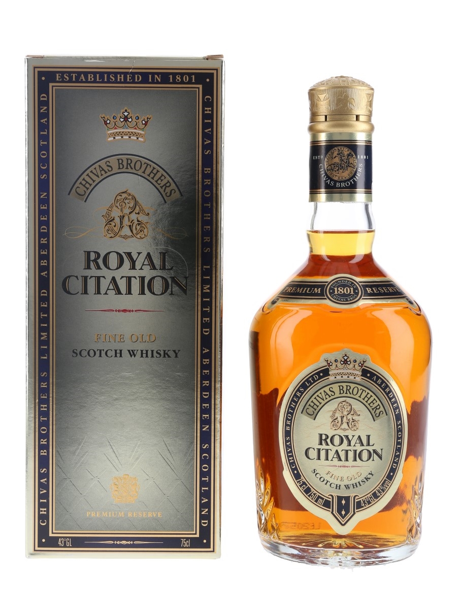 その他 CHIVAS PROTHERS  CITATION Chivas Brothers Royal Citation - Lot 96579 - Buy/Sell Blended