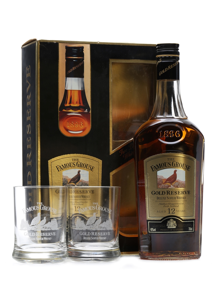 Famous Grouse 12 Years Old Gold Reserve glass pack 70cl