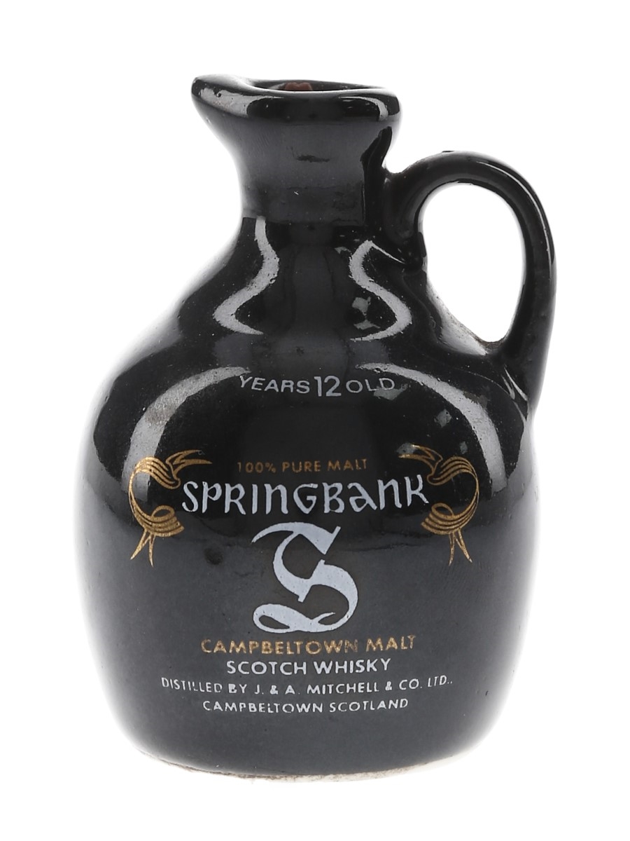 Springbank 12 Year Old Bottled 1980s - Ceramic Jug 5cl / 46%